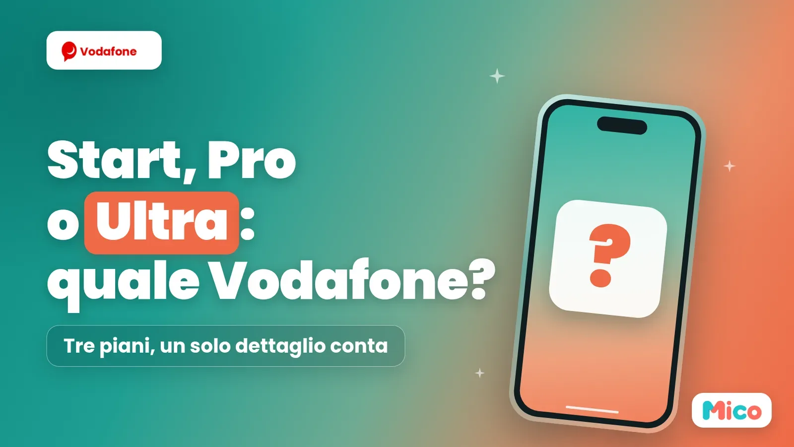 Offerte Vodafone Ottobre 2026: Start, Pro o Ultra?