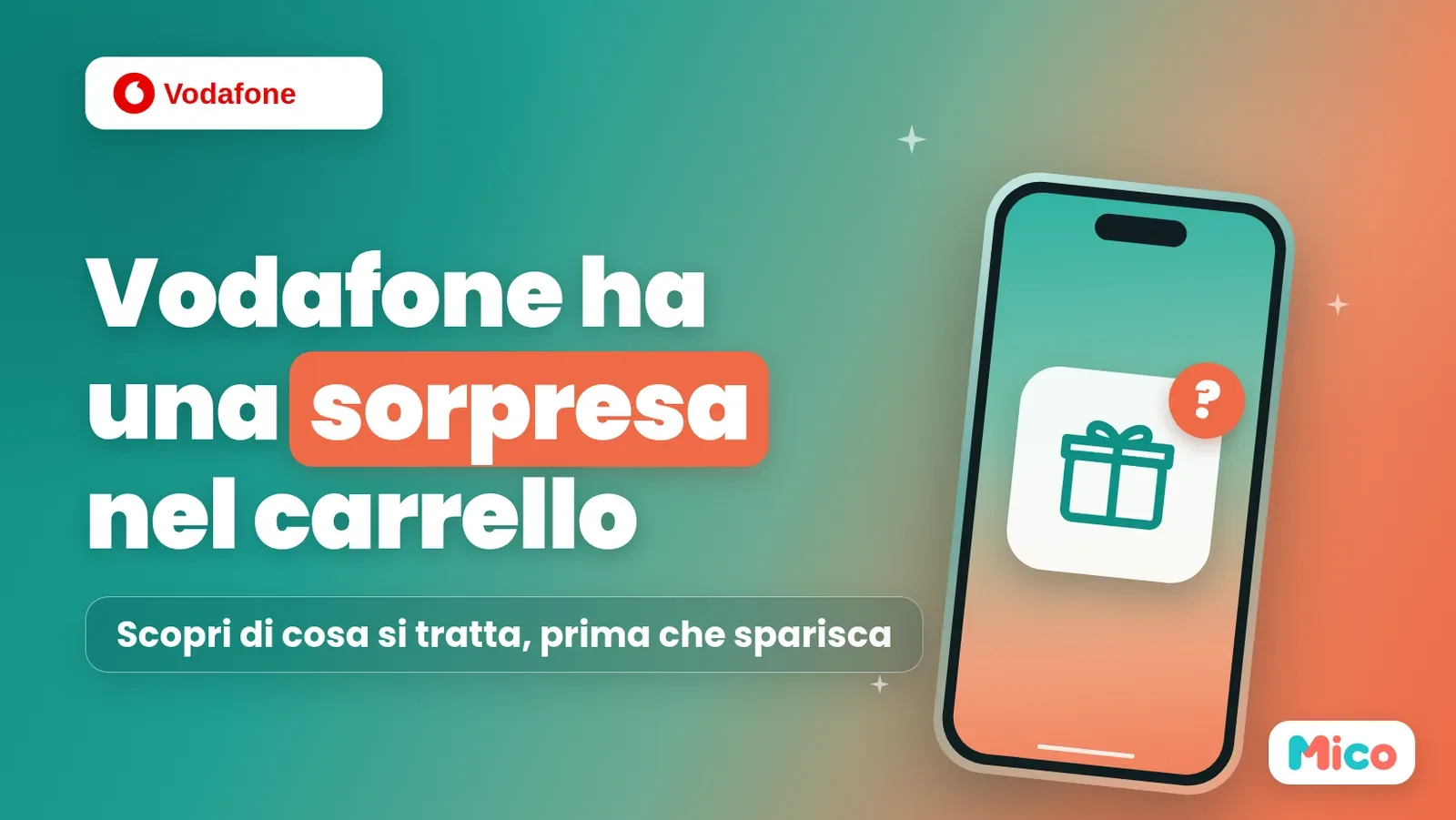Vodafone Regala un Buono Amazon da 10€ con la Nuova SIM