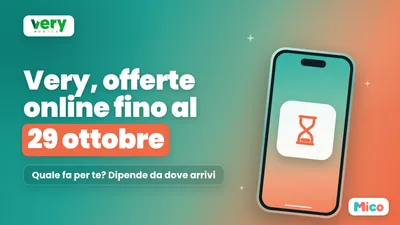 Very Mobile: Offerte Online Prorogate al 29 Ottobre 2026